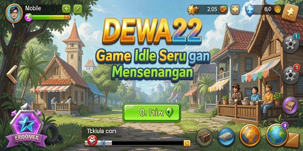 Tampilan gameplay menarik di DEWA22 dengan mekanisme Idle.