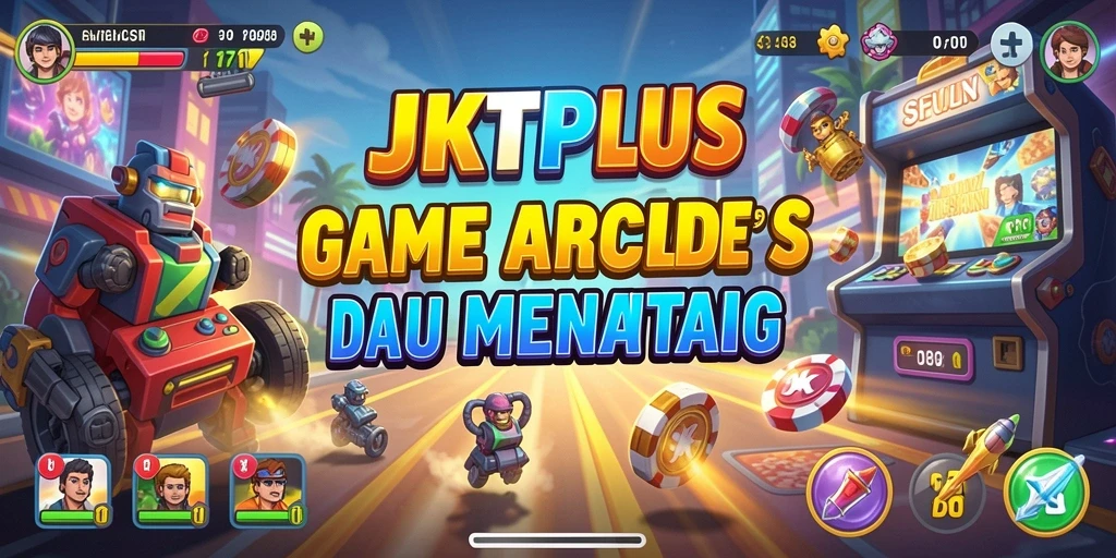 Tampilan seru gameplay JKTPLUS dalam sesi Arcade.
