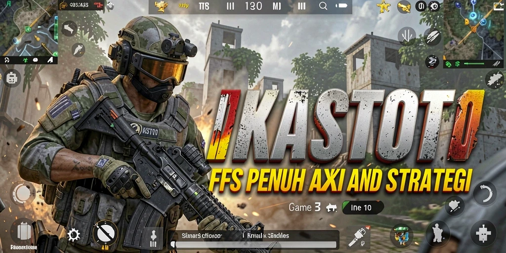 Gameplay seru KASTOTO menampilkan aksi tembak-menembak yang mendebarkan.