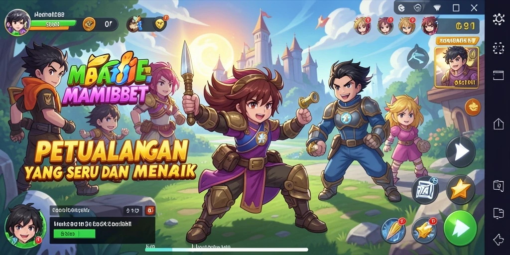Gameplay seru dalam MAMIBET yang penuh aksi Anime.