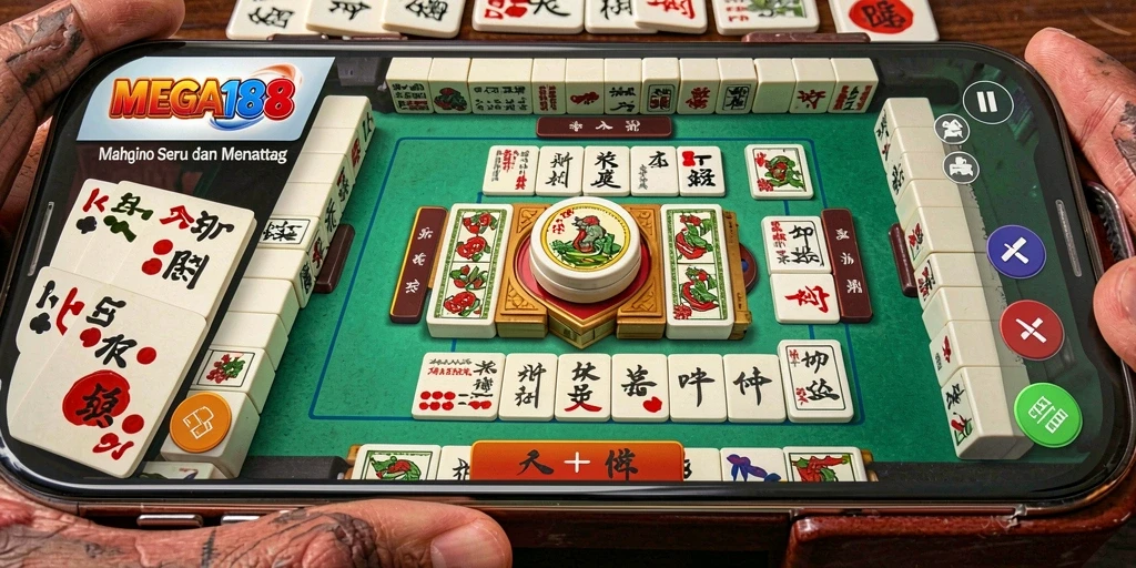 Tampilan gameplay Mahjong yang menarik dan interaktif.