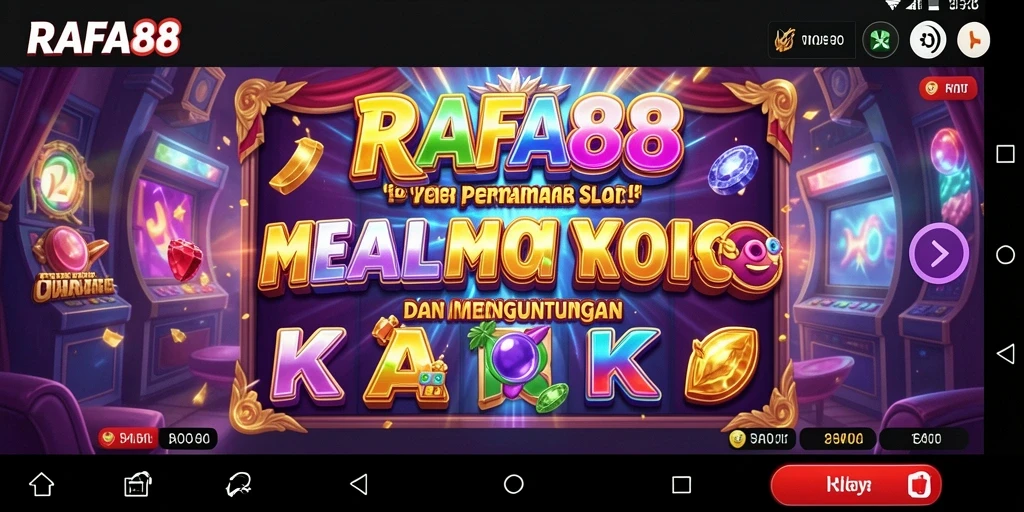 Screenshot RAFA88 menunjukkan gameplay Slot yang menggembirakan.